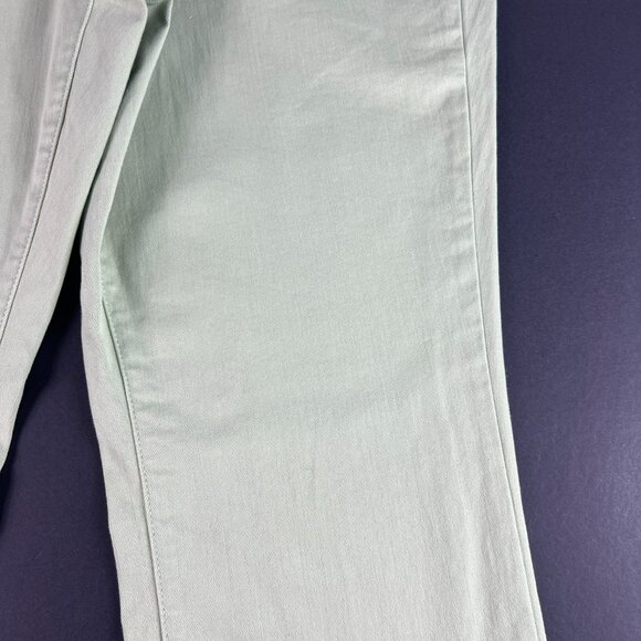 Not Your Daughters Jean Women Plus 42x28 High Rise Straight Green Denim Tag 20WT - Picture 3 of 16